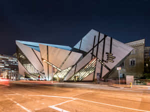 Royal Ontario Museum Exterior Night Wallpaper