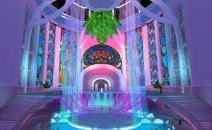 Royale High Ball Interior Wallpaper