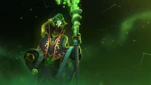 Rubick The Grand Magus In Action Wallpaper