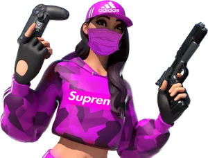 Ruby Fortnite Supreme Skin Wallpaper