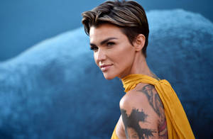 Ruby Rose At The Meg Premier Wallpaper