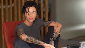 Ruby Rose In The Meg Film Wallpaper