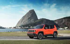 Rugged Jeep Renegade Adventure Awaits Wallpaper