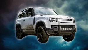 Rugged Off-road Adventure With Land Rover Defender Wallpaper