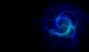 Rugged Yet Stylish Mountain Bike In Electric Blue Wallpaper