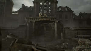 Ruined Mansion In Resident Evil Requiem Wallpaper