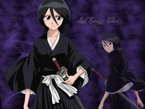 Rukia Kuchiki, A Soul Reaper From Bleach Wallpaper