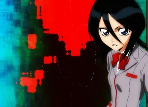 Rukia Kuchiki From The Popular Anime Series 