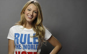 Rule The World Blake Lively Wallpaper