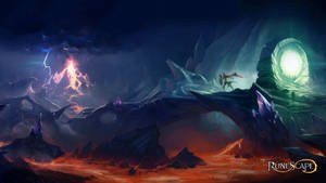 Runescape Falls Of Fire Wallpaper