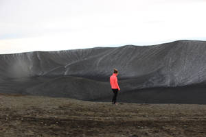 Runner In Open Field Wallpaper