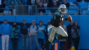 Running Carolina Panthers Player Wallpaper