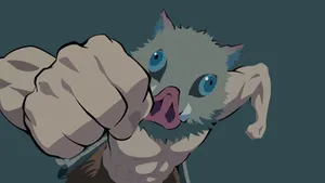 Running Inosuke Pfp Wallpaper