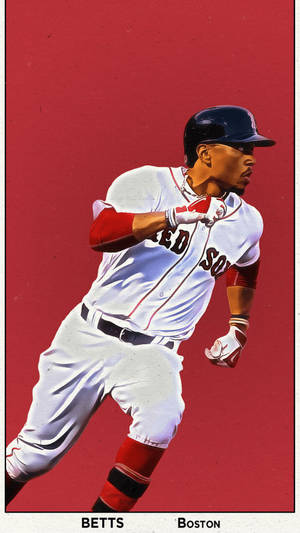 Running Mookie Betts Wallpaper