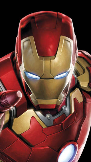 Running Position Iron Man Iphone Wallpaper