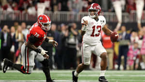 Running Tua Tagovailoa Wallpaper