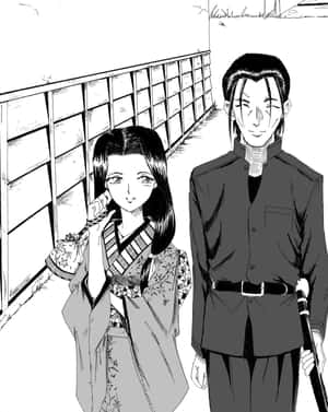 Rurouni Kenshin Characters Smile Wallpaper