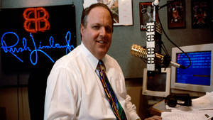 Rush Limbaugh At Studio Wallpaper