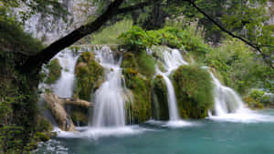 Rushing Falls In Crotia Wallpaper