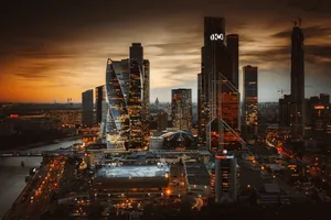 Russia Moscow International Business Center Wallpaper
