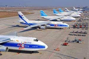 Russian Planes At The Airport Wallpaper