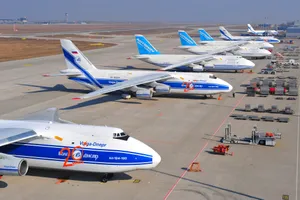 Russian Planes At The Airport Wallpaper