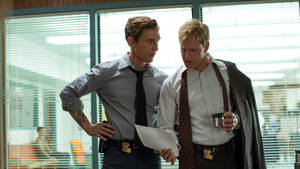 Rust Cohle And Marty Hart Partnership True Detective Wallpaper