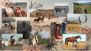 Rustic Western Country Vibes Wallpaper