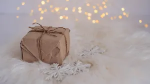 Rustic Wrapped Gift Wallpaper