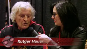 Rutger Hauer Being Interviewed Wallpaper