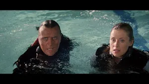 Rutger Hauer With Kimberly Warren Wallpaper