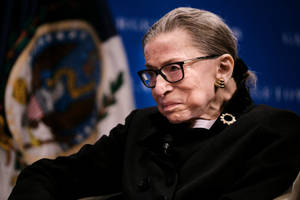 Ruth Bader Ginsburg All-black Coat Wallpaper