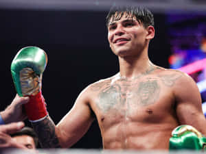 Ryan Garcia Green Gloves Wallpaper