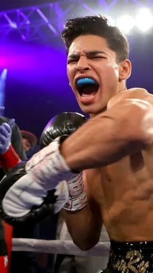 Ryan Garcia Vertical Mouthguard Wallpaper