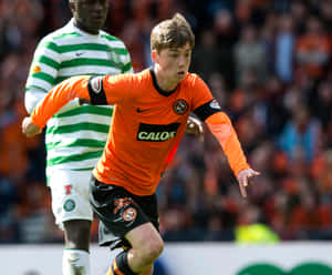 Ryan Gauld Dundee United Action Wallpaper