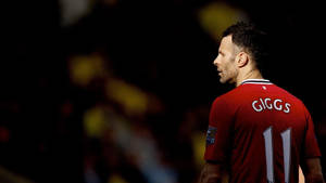 Ryan Giggs Red Jersey 11 Wallpaper