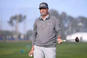 Ryan Palmer Smiling While Walking Wallpaper