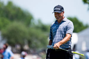 Ryan Palmer Wearing Blue Cap Smiling Wallpaper