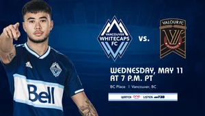 Ryan Raposo, Dynamic Midfielder Of Vancouver Whitecaps Fc In Action Wallpaper