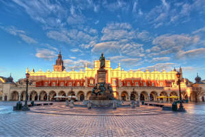 Rynek Główny Krakow Poland Wallpaper