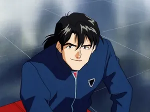 Ryoji Kaji From The Anime Series Neon Genesis Evangelion Wallpaper