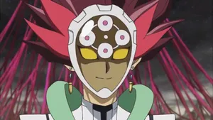 Ryoken Kogami Striking A Confident Pose On A Vibrant Background Wallpaper