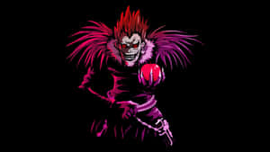 Ryuk Holding Apple Death Note Wallpaper