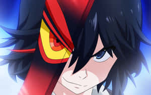 Ryuko Matoi And Senketsu In Action From Kill La Kill Anime Wallpaper