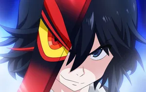 Ryuko Matoi And Senketsu In Action From Kill La Kill Anime Wallpaper