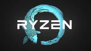 Ryzen Koi Fish Graphic Wallpaper