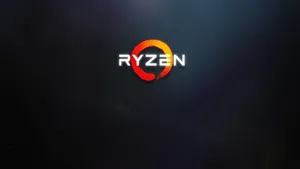 Ryzen Logo Dark Background Wallpaper