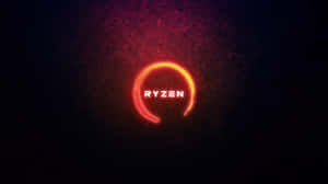 Ryzen Logo Glowing Background Wallpaper