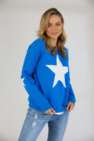 S: A Stunning And Vibrant Shade Of Cobalt Blue Wallpaper