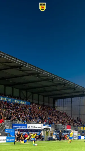 S C Cambuur Stadium Football Match Action Wallpaper